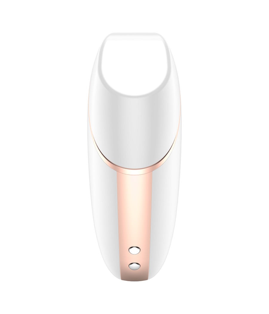 SATISFYER - LOVE TRIANGLE AIR PULSE STIMULATOR & VIBRATOR WHITE