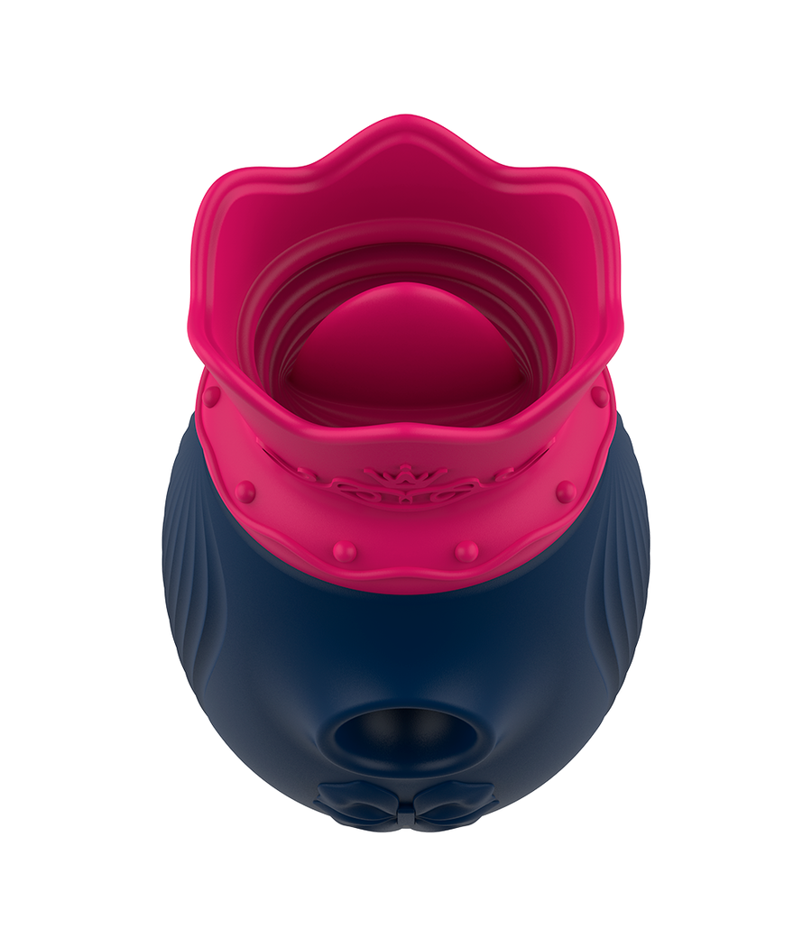 INTENSE - STIMULATEUR DE CLITORIS 10 MODES D'ASPIRATION ET DE LÉCHAGE - BLEU