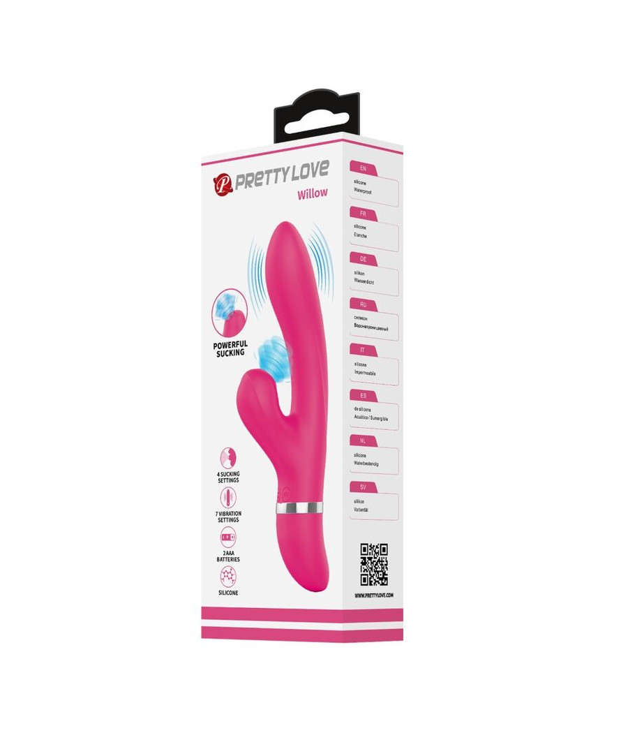 PRETTY LOVE - VIBRADOR E SUCÇÃO WILLOW RABBIT