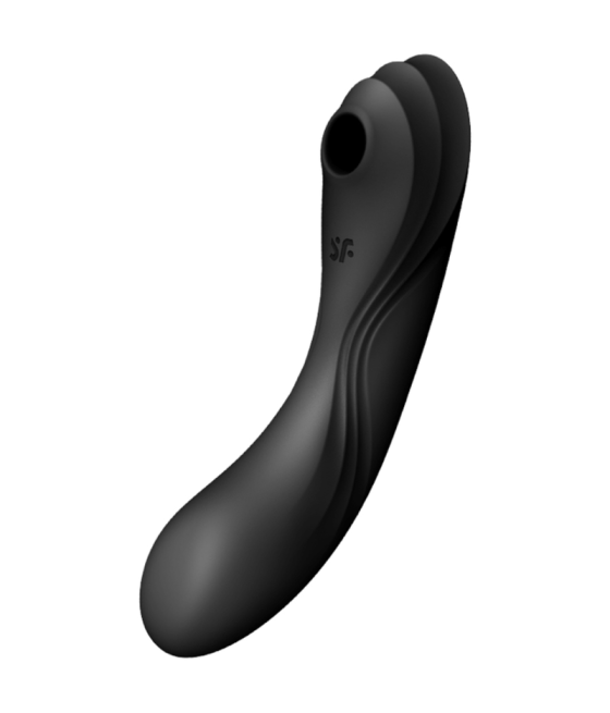 SATISFYER - CURVY TRINITY 4 ESTIMULADOR Y VIBRADOR NEGRO