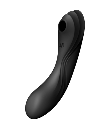 SATISFYER - CURVY TRINITY 4 ESTIMULADOR Y VIBRADOR NEGRO