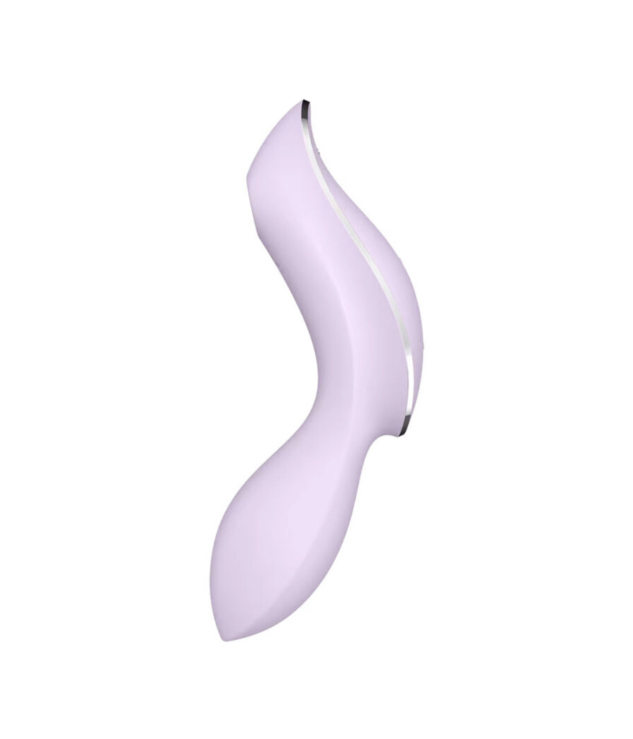 SATISFYER - VIBRADOR DE PULSO DE AR CURVY TRINITY 2 ROXO
