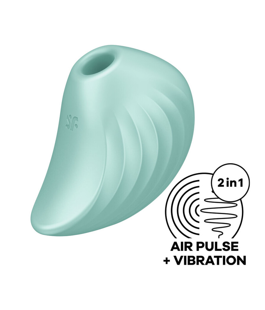 SATISFYER - PEARL DIVER AIR PULSE STIMULATOR & VIBRATOR GRÜN