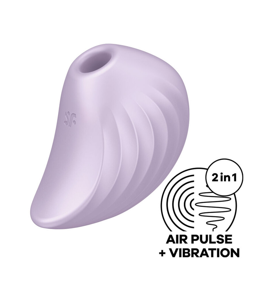 SATISFYER - ESTIMULADOR E VIBRADOR DE PULSO DE AR PEARL DIVER VIOLETA