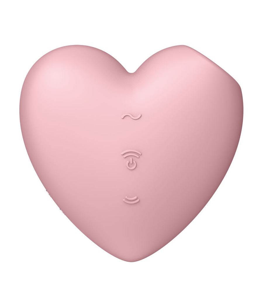 SATISFYER - CUTIE HEART STIMULATEUR ET VIBRATEUR DE PULSE D'AIR ROSE