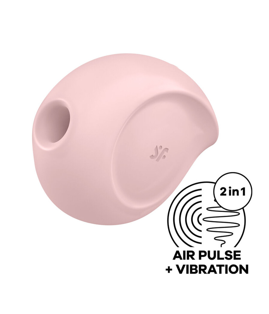 SATISFYER - SUGAR RUSH ESTIMULADOR Y VIBRADOR ROSA