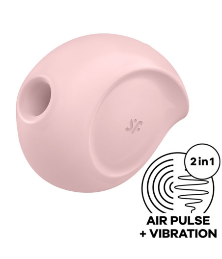 SATISFYER - SUGAR RUSH ESTIMULADOR Y VIBRADOR ROSA