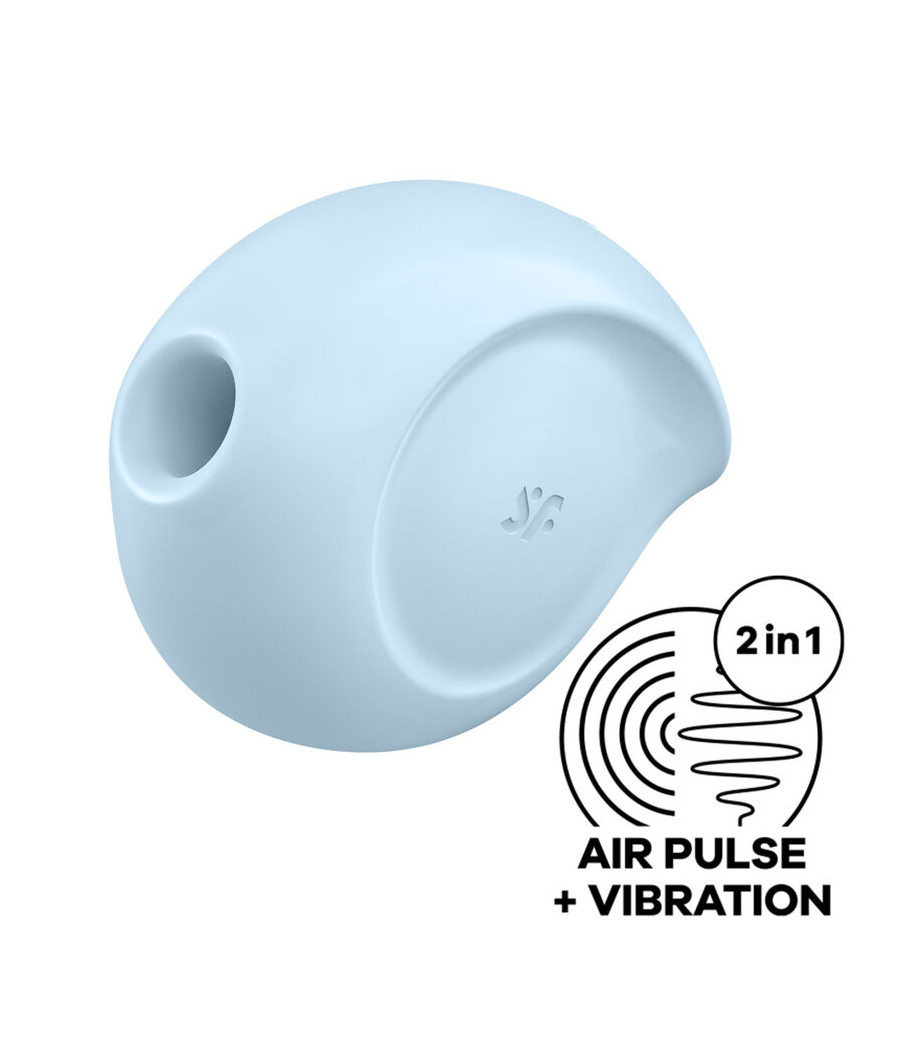 SATISFYER - SUGAR RUSH AIR PULSE STIMULATOR & VIBRATOR BLAU