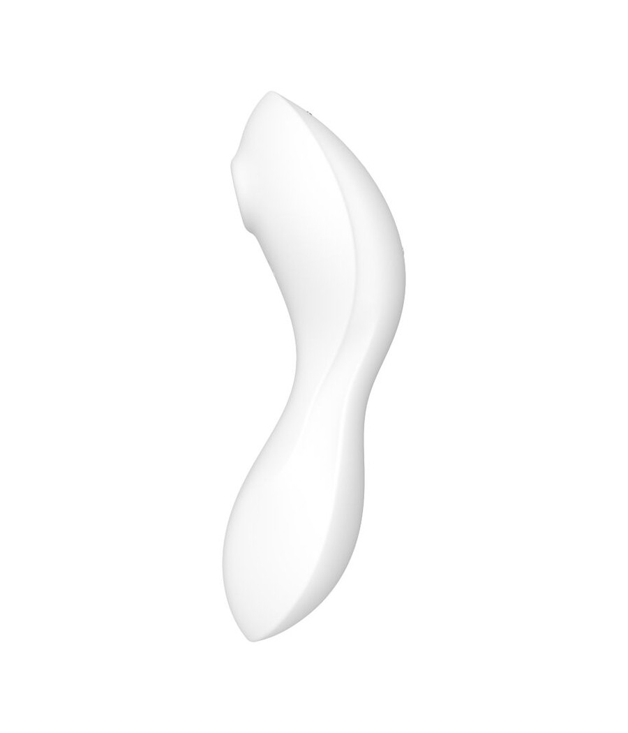SATISFYER - CURVY TRINITY 5 AIR PULSE STIMULATOR & VIBRATOR APP WEISS