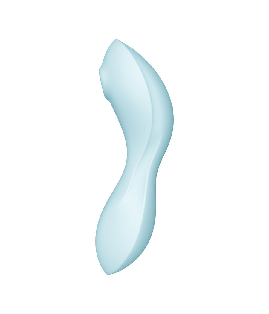 SATISFYER - STIMOLATORE E VIBRATORE CURVY TRINITY 5 AIR PULSE BLU