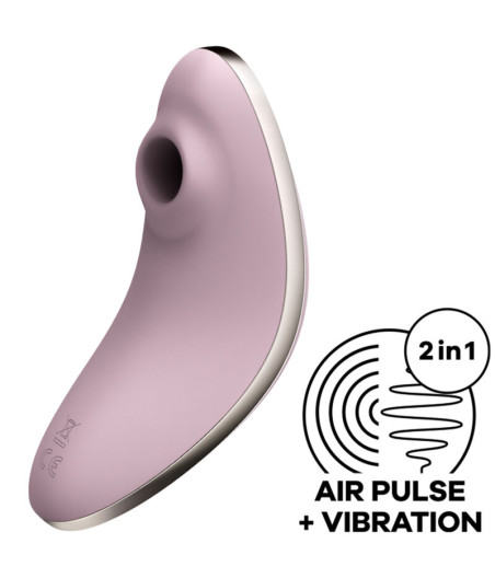 SATISFYER - VULVA LOVER 1 ESTIMULADOR E VIBRADOR DE PULSO DE AR VIOLETA