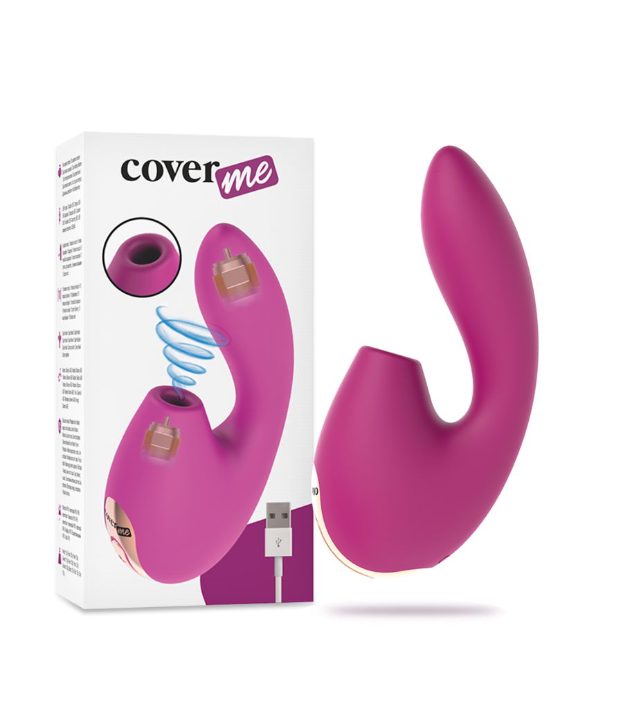 COVERME - ASPIRATEUR CLITORISÉ ET VIBRATEUR PUISSANT POUR LE POINT G