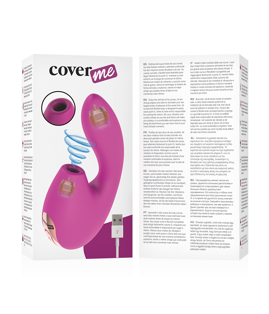 COVERME - CLITORAL SUCCIONADOR & VIBRADOR POTENTE G-SPOT RUSH