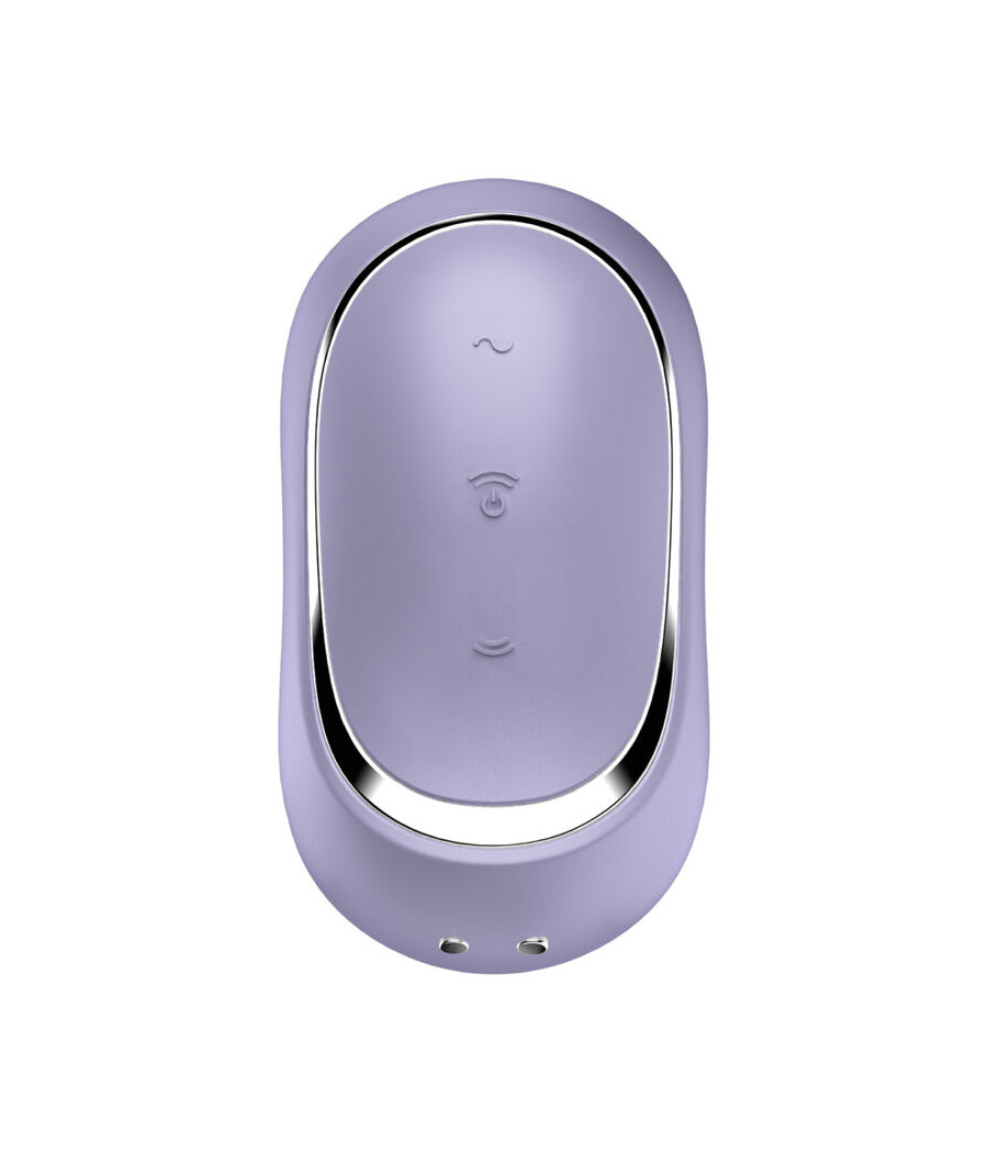 SATISFYER - PRO TO GO 2 ESTIMULADOR Y VIBRADOR DOBLE VIOLETA