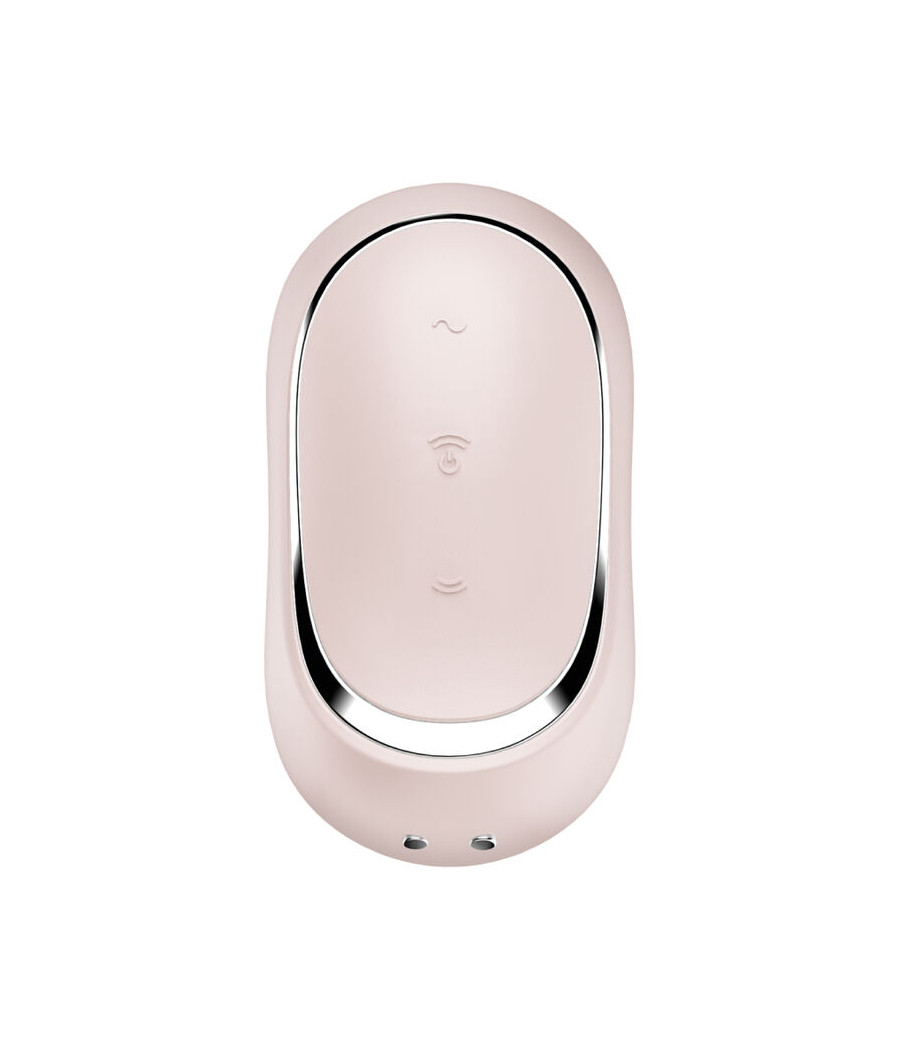 SATISFYER - PRO TO GO 2 DOPPELTER LUFTPULSSTIMULATOR & VIBRATOR BEIGE