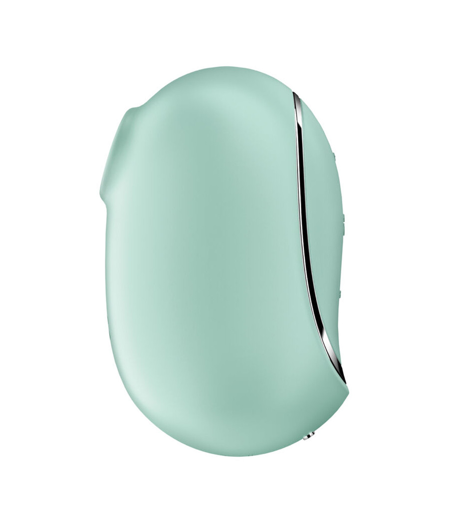 SATISFYER - STIMULATEUR ET VIBRATEUR DOUBLE AIR PULSE PRO TO GO 2 VERT