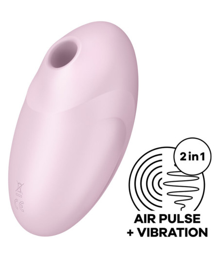 SATISFYER - STIMOLATORE E VIBRATORE VULVA LOVER 3 ROSA