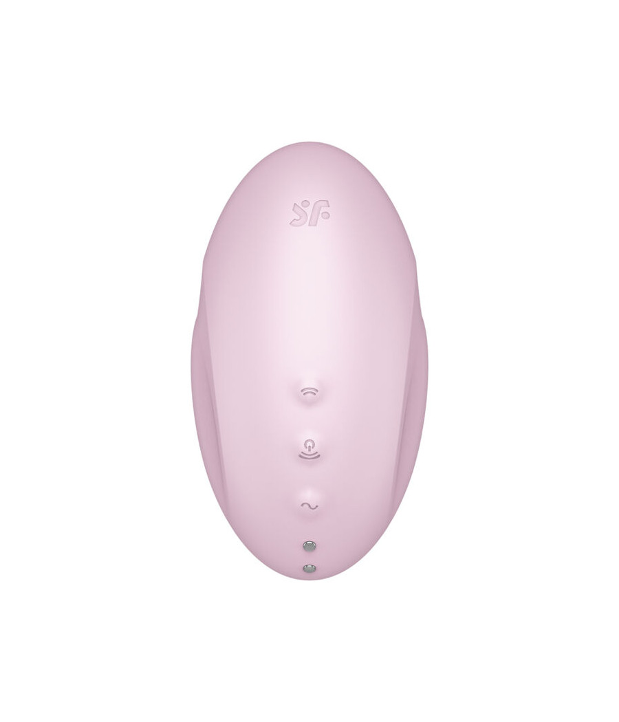 SATISFYER - VULVA LOVER 3 ESTIMULADOR Y VIBRADOR ROSA