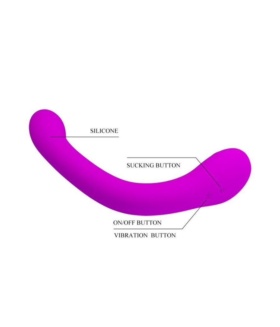 PRETTY LOVE - VIBRATEUR ET SUÇEUR CLITORIDIEN ALEX LILAC
