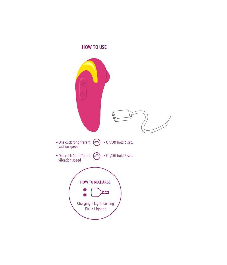 XOCOON - STIMULATEUR D''AMOUR INFINI FUCHSIA