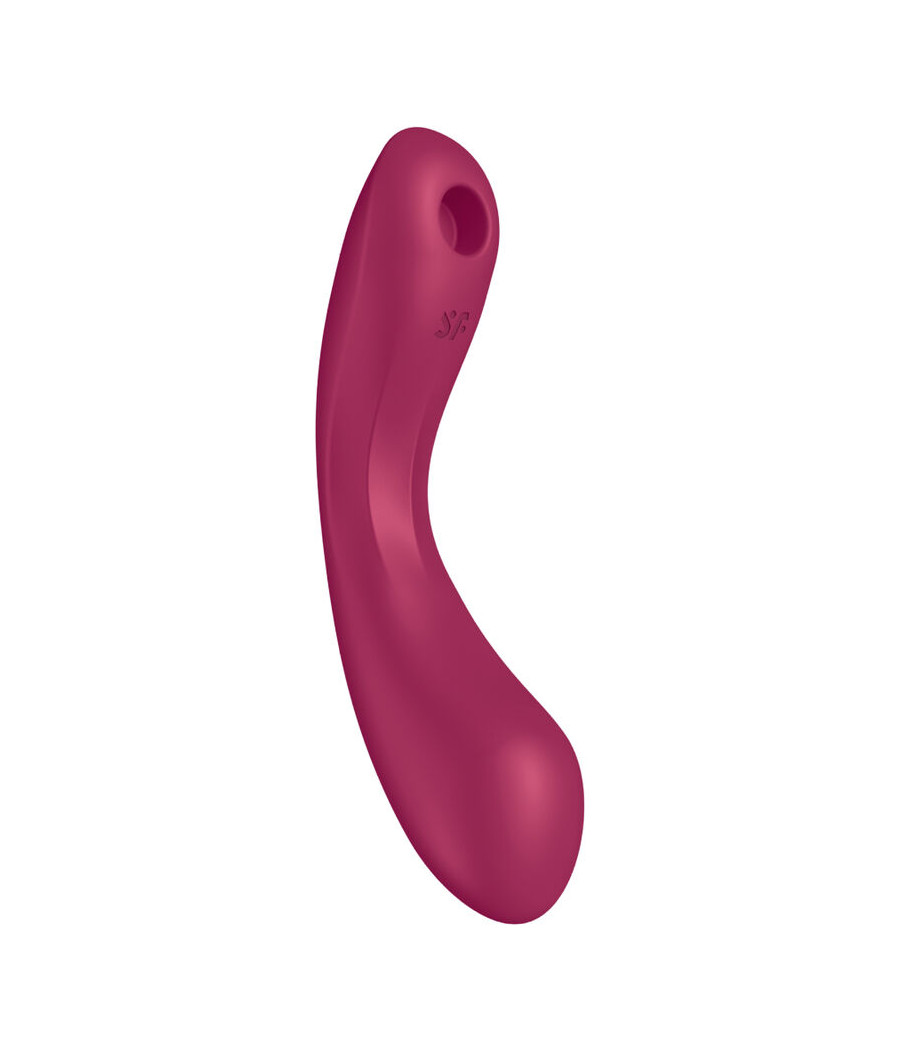 SATISFYER - CURVE TRINITY 1 AIR PULSE VIBRATION VERMELHO