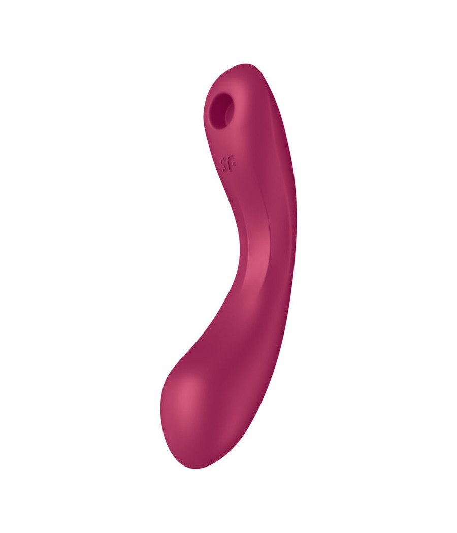 SATISFYER - CURVE TRINITY 1 AIR PULSE VIBRATION RED