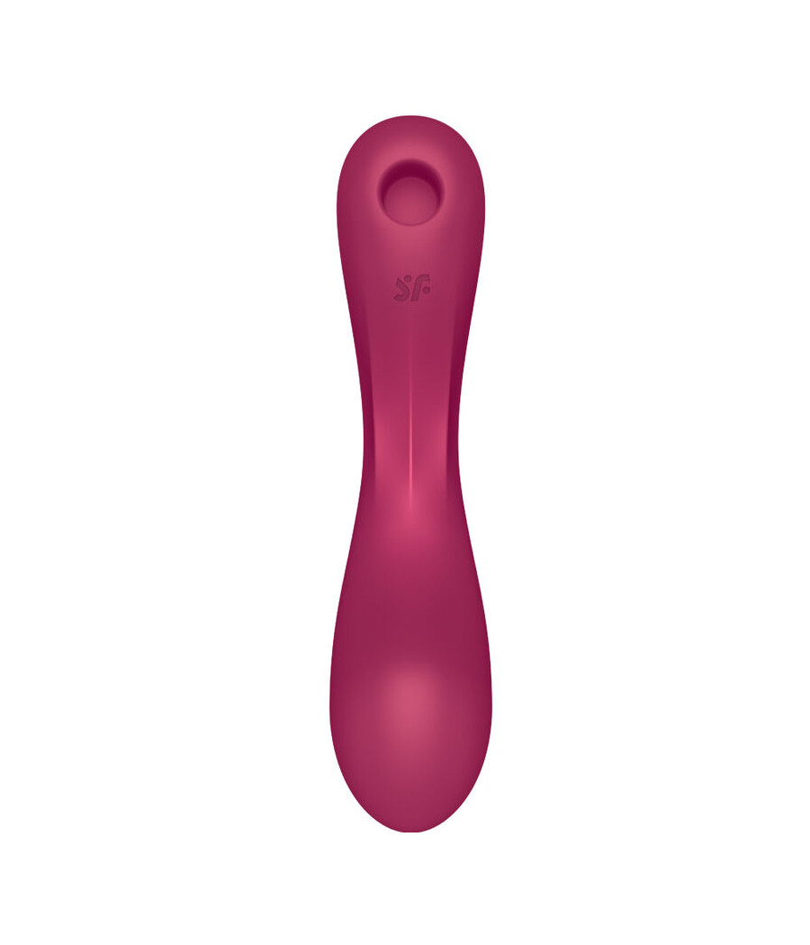 SATISFYER - CURVE TRINITY 1 AIR PULSE VIBRATION VERMELHO