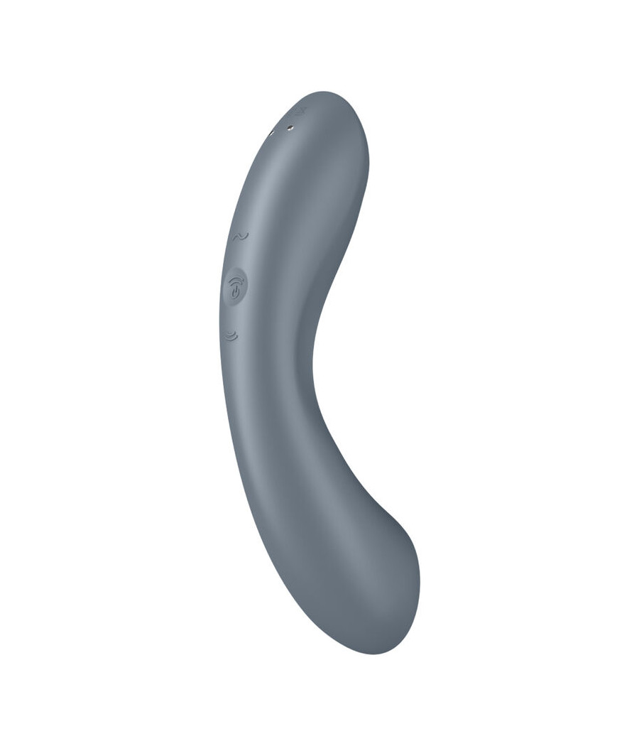 SATISFYER - CURVE TRINITY 1 AIR PULSE VIBRATION GRIS