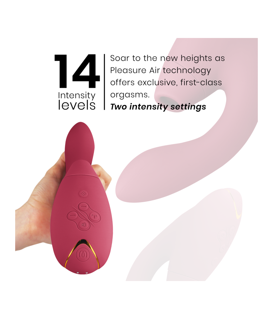 WOMANIZER - DUO 2 ESTIMULADOR BORDEAUX