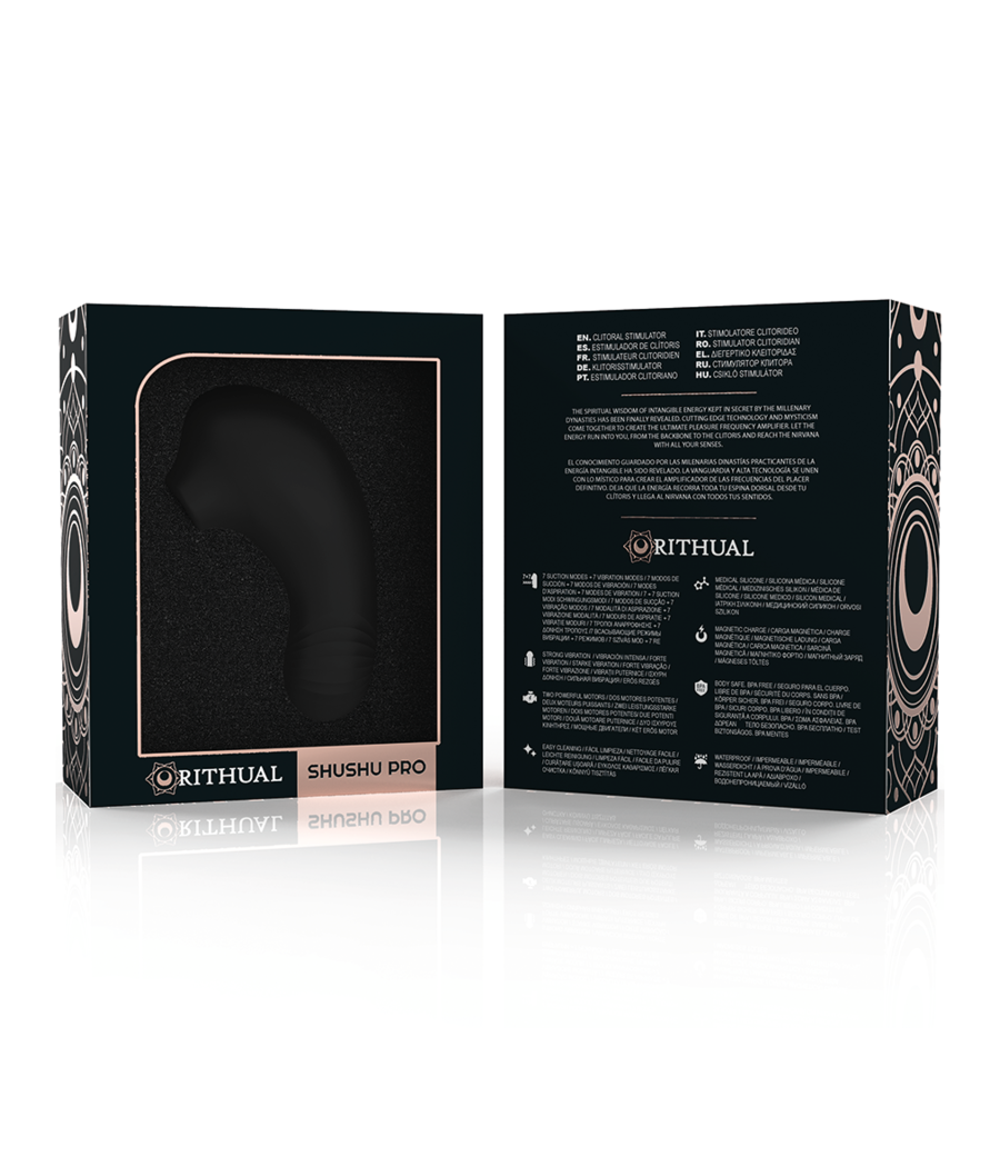 RITHUAL - SHUSHU PRO POCKET KLITORIS-STIMULATOR 2 LEISTUNGSSTARKE JET-MOTOREN