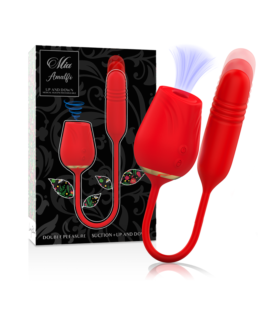 MIA - AMALFI DOBLE PLEASURE SUCCIONADOR + UP AND DOWN
