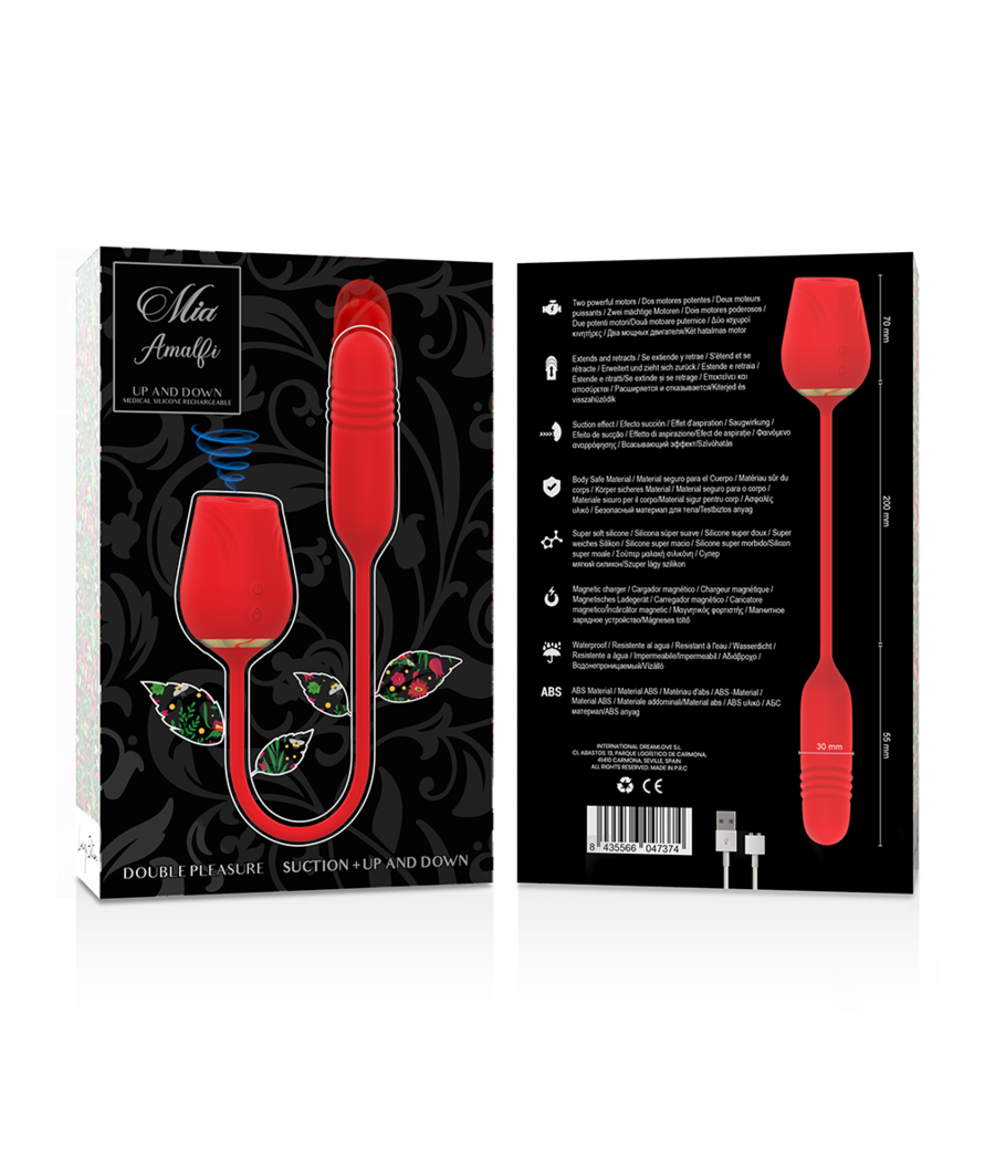 MIA - AMALFI DOUBLE PLEASURE SUCTION + UP AND DOWN