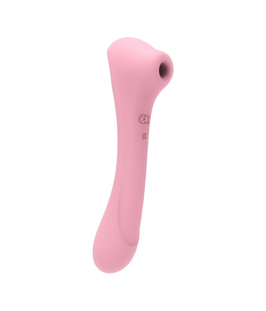 FEMINTIMATE - DAISY MASSAGER SUCTION AND VIBRATOR PINK
