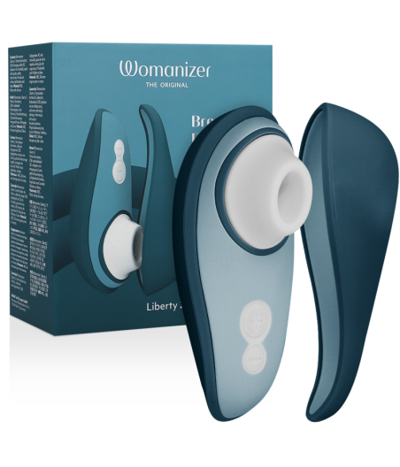 WOMANIZER - LIBERTY 2 STIMULATEUR DE CLITORIS ET ASPIRATION BLEU