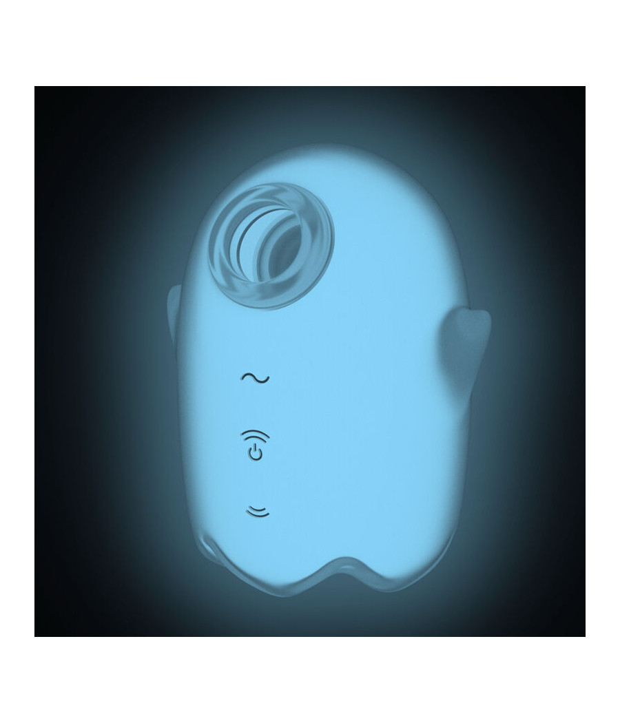 SATISFYER - GLOWING GHOST AIR PULSE & VIBRATOR WEISS