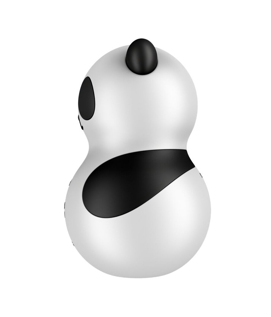 SATISFYER - POCKET PANDA ESTIMULADOR E VIBRADOR PRETO E BRANCO