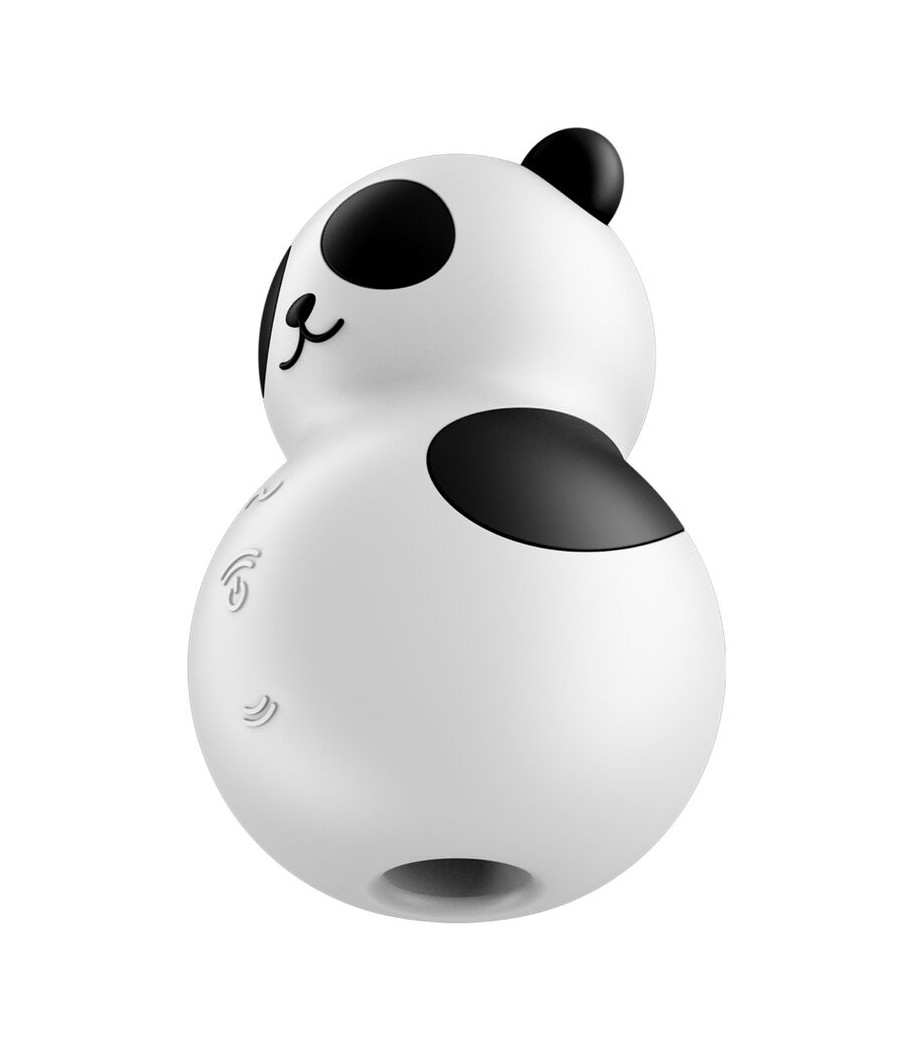 SATISFYER - POCKET PANDA ESTIMULADOR E VIBRADOR PRETO E BRANCO