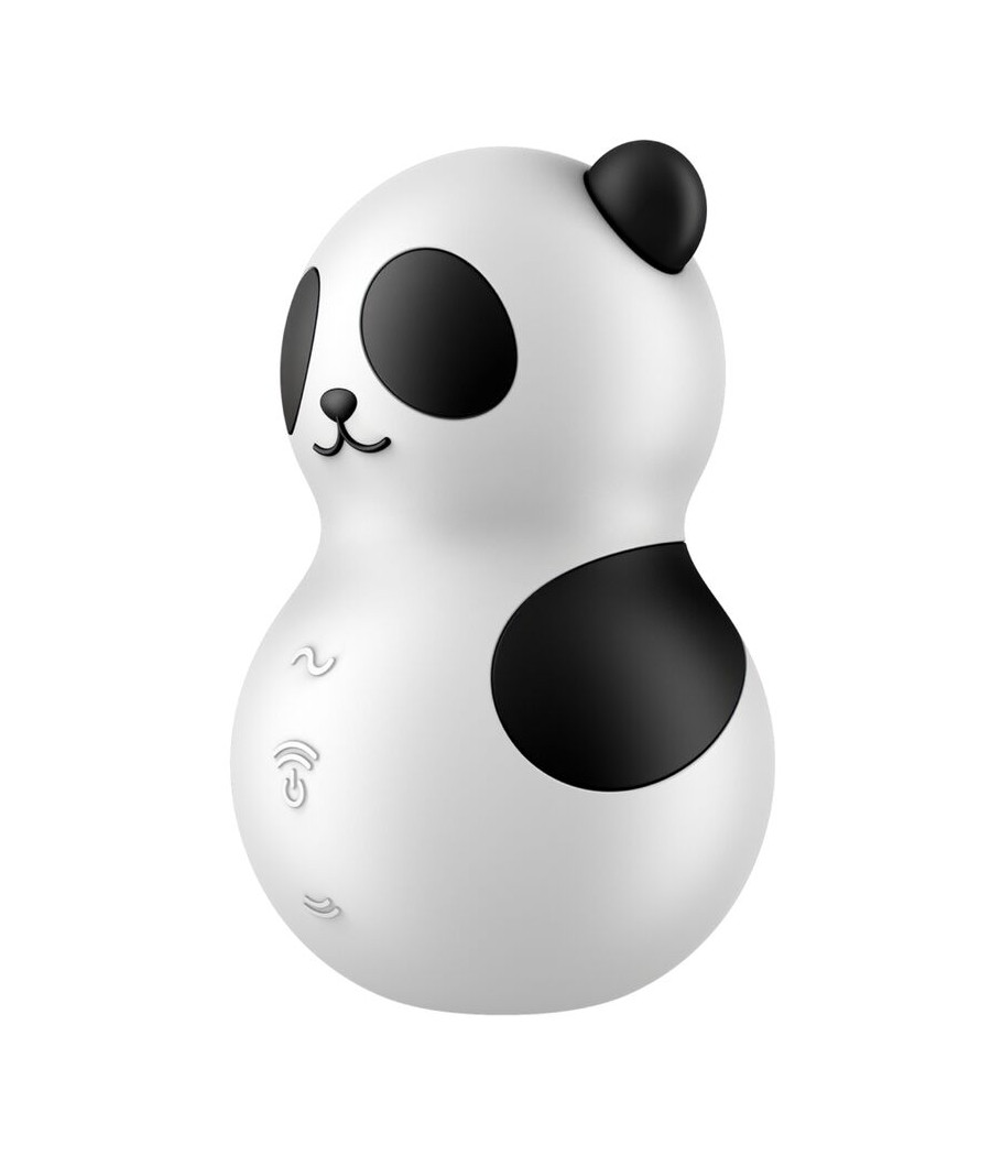 SATISFYER - POCKET PANDA STIMULATEUR & VIBRATEUR NOIR ET BLANC