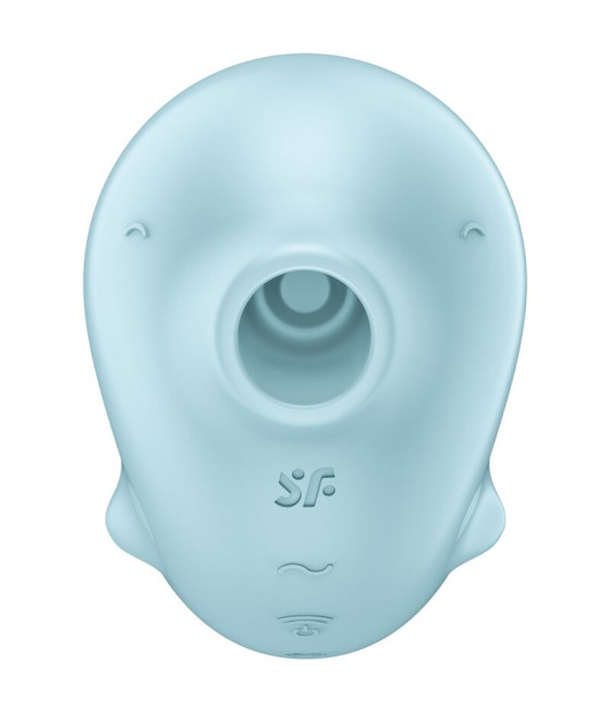 SATISFYER - SASSY SEAL STIMULATOR & VIBRATOR BLUE