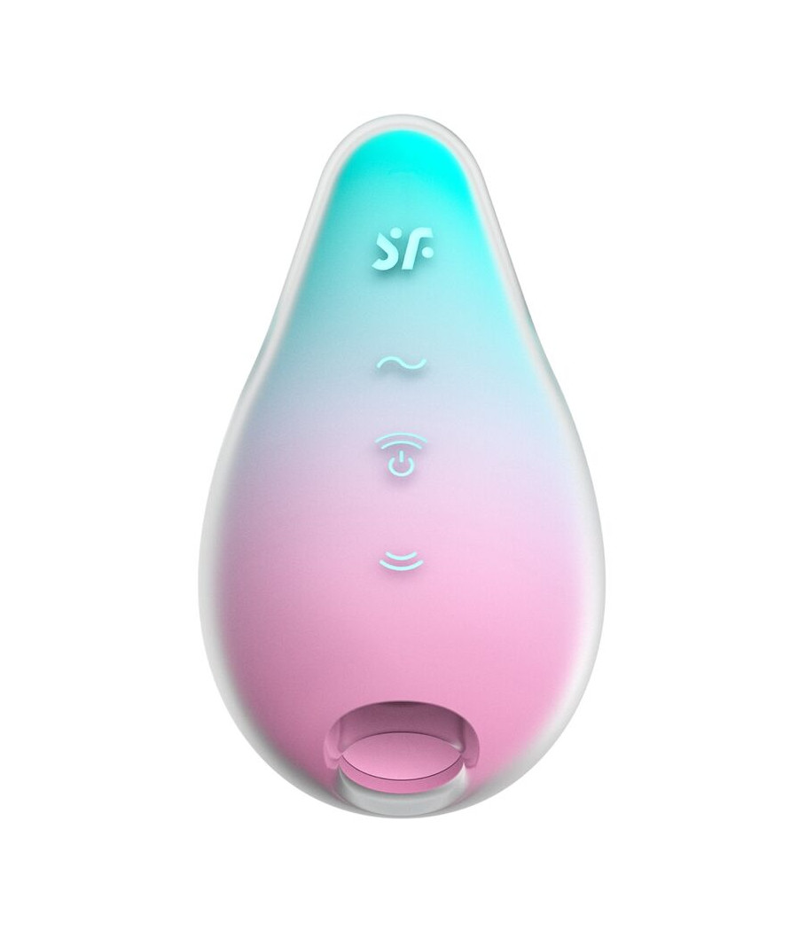SATISFYER - MERMAID VIBES STIMULATOR & VIBRATOR MINT AND PINK