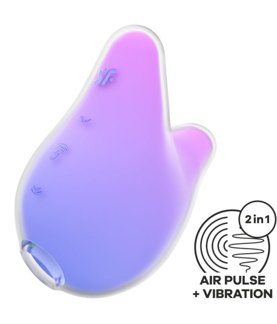 SATISFYER - MERMAID VIBES STIMOLATORE E VIBRATORE VIOLA E ROSA