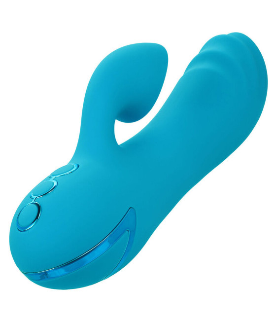 CALEXOTICS - SUNSET BEACH SEDUCER VIBRADOR E ESTIMULADOR 10 FUNÇÕES AZUL