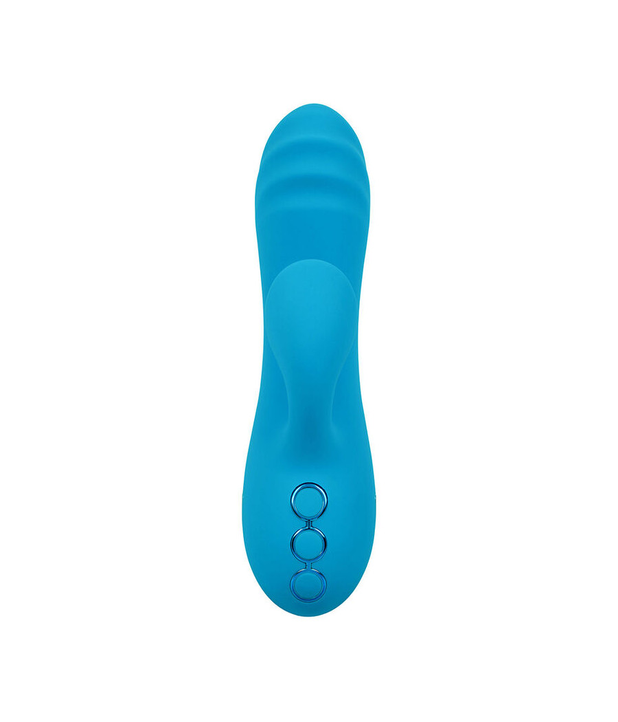 CALEXOTICS - SUNSET BEACH SEDUCER VIBRATORE E STIMOLATORE 10 FUNZIONI BLU