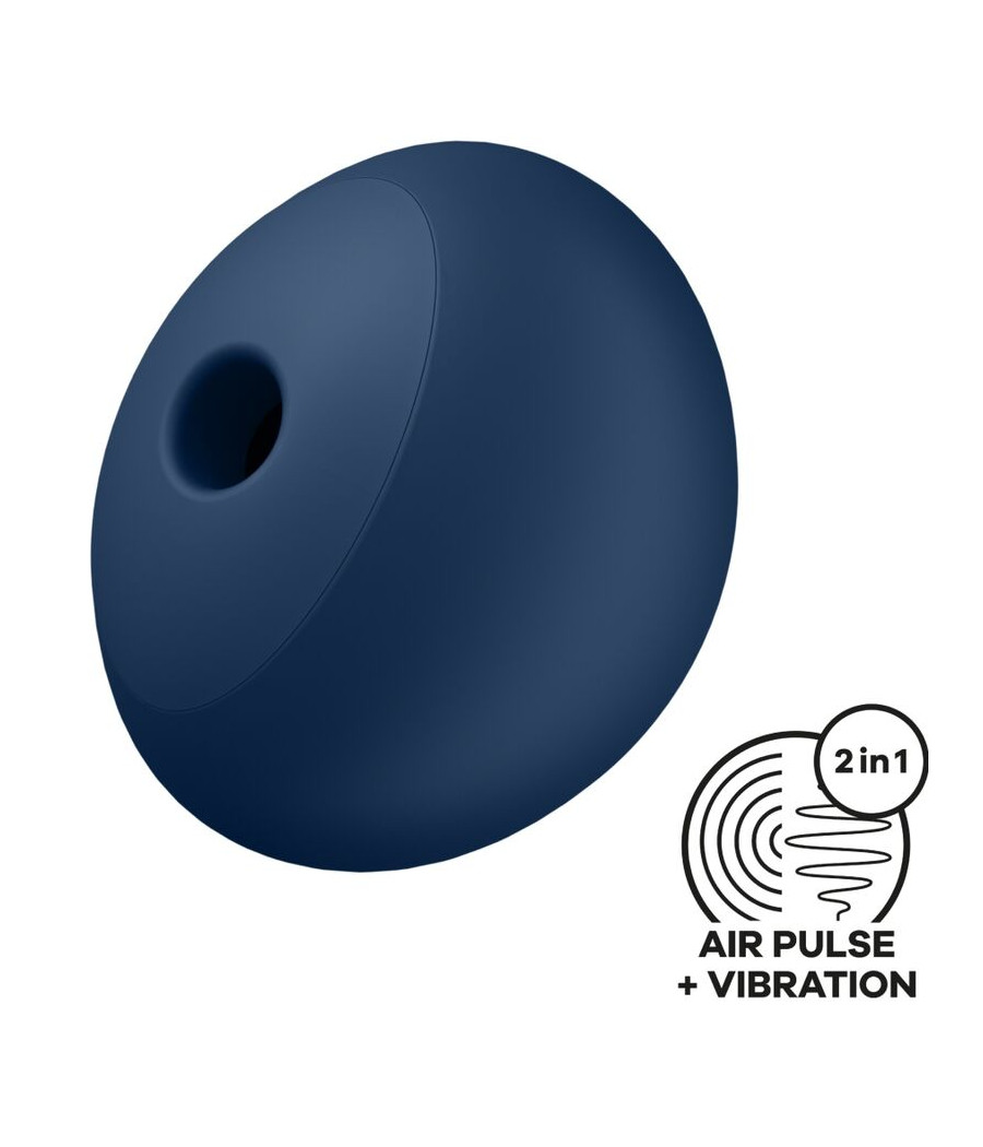 SATISFYER - AIR POWER 4 STIMULATEUR & VIBRATEUR 12 VIBRATIONS BLEU