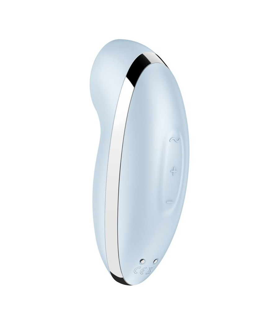 SATISFYER - TAP & CLIMAX 2 VIBRATOR & STIMULATOR BLUE