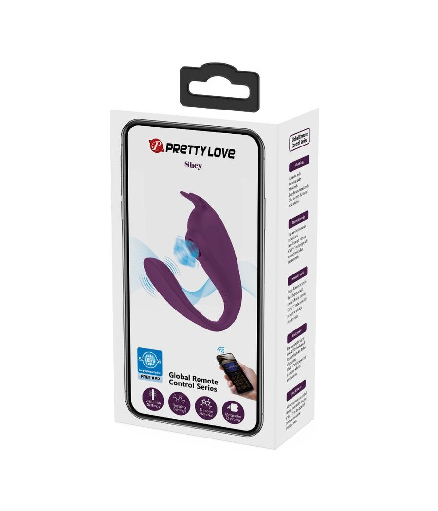PRETTY LOVE - STIMULATEUR ET VIBRATEUR SHEY APPLICATION GRATUITE LONGUE DISTANCE VIOLET