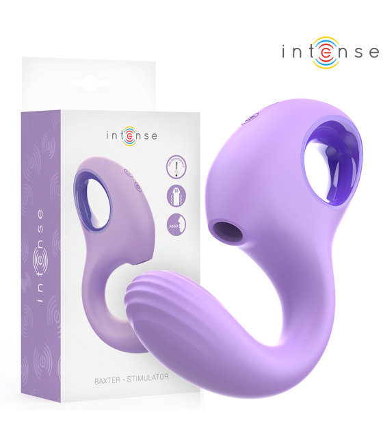 INTENSE - VIBRADOR E ESTIMULADOR BAXTER VIOLET