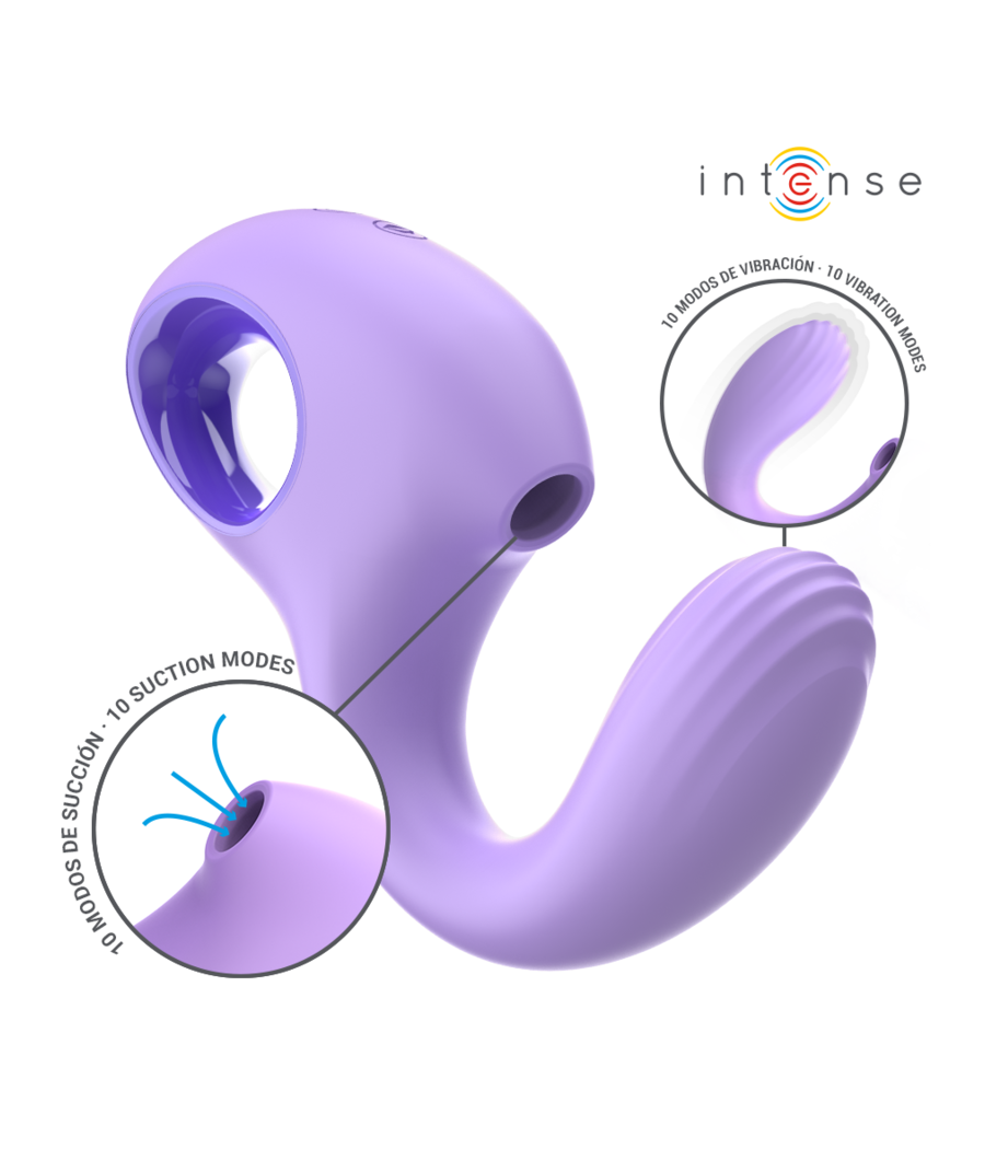 INTENSE - VIBRATORE E STIMOLATORE BAXTER VIOLA