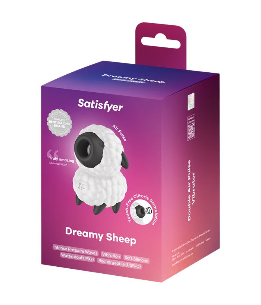 SATISFYER - VIBRATEUR MOUTON DE RÊVE ET STIMULATEUR À IMPULSIONS D'AIR
