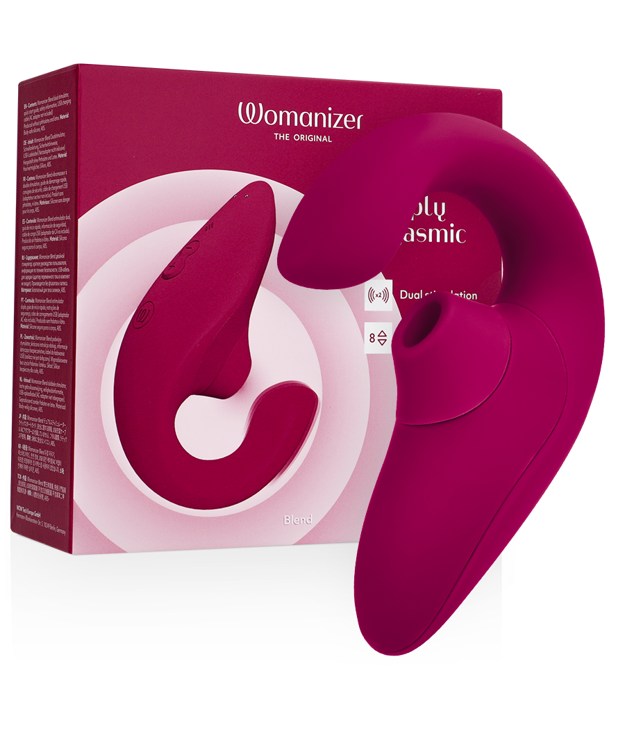 WOMANIZER - VIBRATEUR STIMULATEUR BLEND RABBIT ROSE VIBRANT